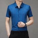 [PAGUE 3 LEVE 5] Camisa Polo Vest em Malha de Seda Gelo e Viscose + BRINDES: 4 Cuecas Premium e 1 Relógio
