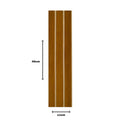 Kit 20 Painéis de Revestimento Ripado Decorativo em MDF – 45x11cm para Parede